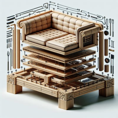 Das Sofagestell – eine wichtiges Bestandteil für die Tragfähigkeit
