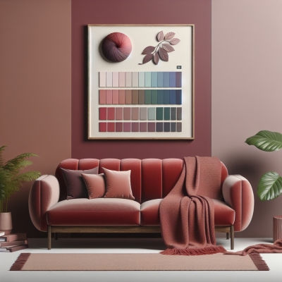 Welche Farbe passt zu bordeaux Sofa » Kreative Farbkonzepte