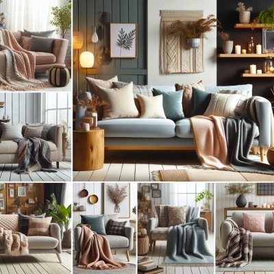 Schöne Decken für Sofas » Gemütliche und dekorative Ideen