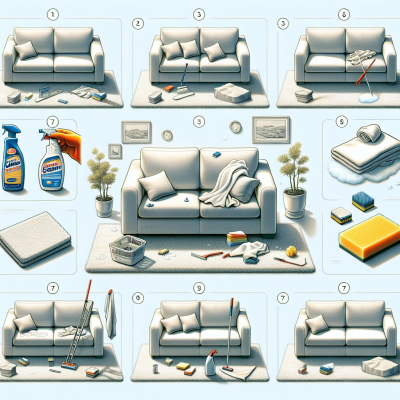 Microfaser Sofa reinigen » Schritt-für-Schritt Anleitung
