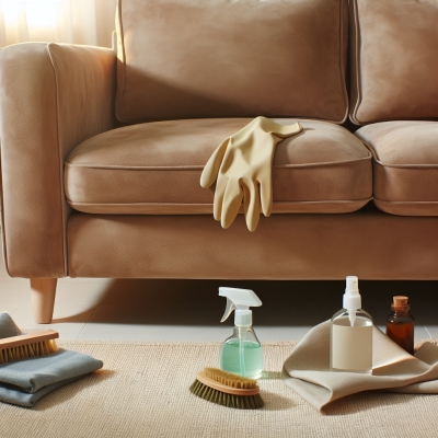 Wildleder Sofa reinigen » Schonende Pflege und Reinigungstipps